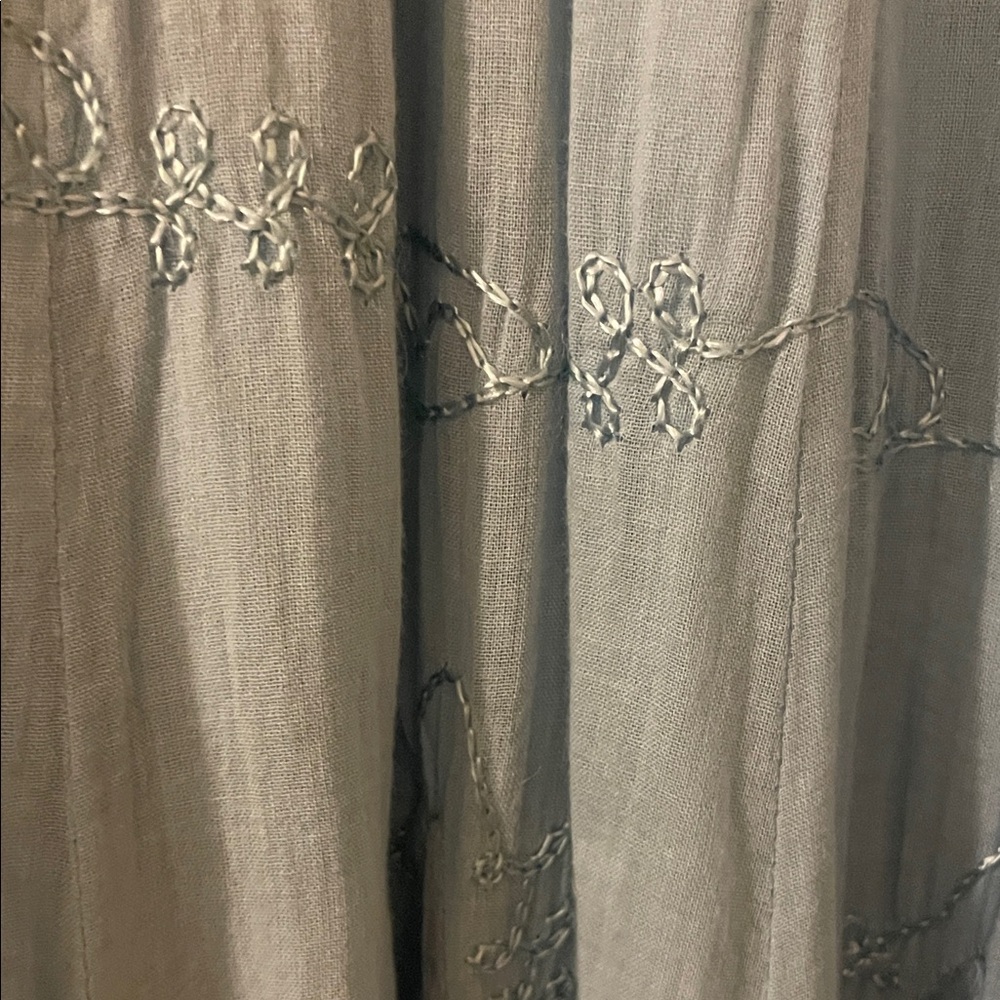 Chic Light Blue Maxi Skirt - Picture 6 of 8